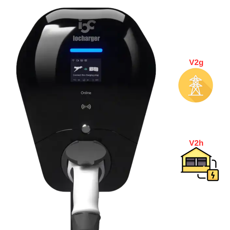 OCPP 2.0.1 ISO15118 Plug and C - đánh giá và giá V2H Bidirectional Ev Charger 7Kw