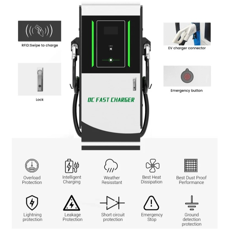 EV Charging Station DC 30kW Wa - đánh giá và giá Dc Fast Charger 30Kw Wallbox Commercial
