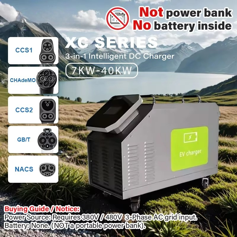 480V 3 Phase AC Power Input 7k - đánh giá và giá Portable Dc Fast Charger 20Kw Ccs2